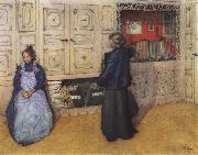 Carl Larsson Mother and Daughter china oil painting reproduction